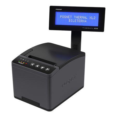 Drukarka fiskalna Posnet Thermal XL2 B z wyświetlaczem standardowym, 57 mm