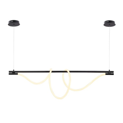 Nowoczesna spiralna lampa wisząca Złota 150cm 360° 45W 3000K Abruzzo Spirali