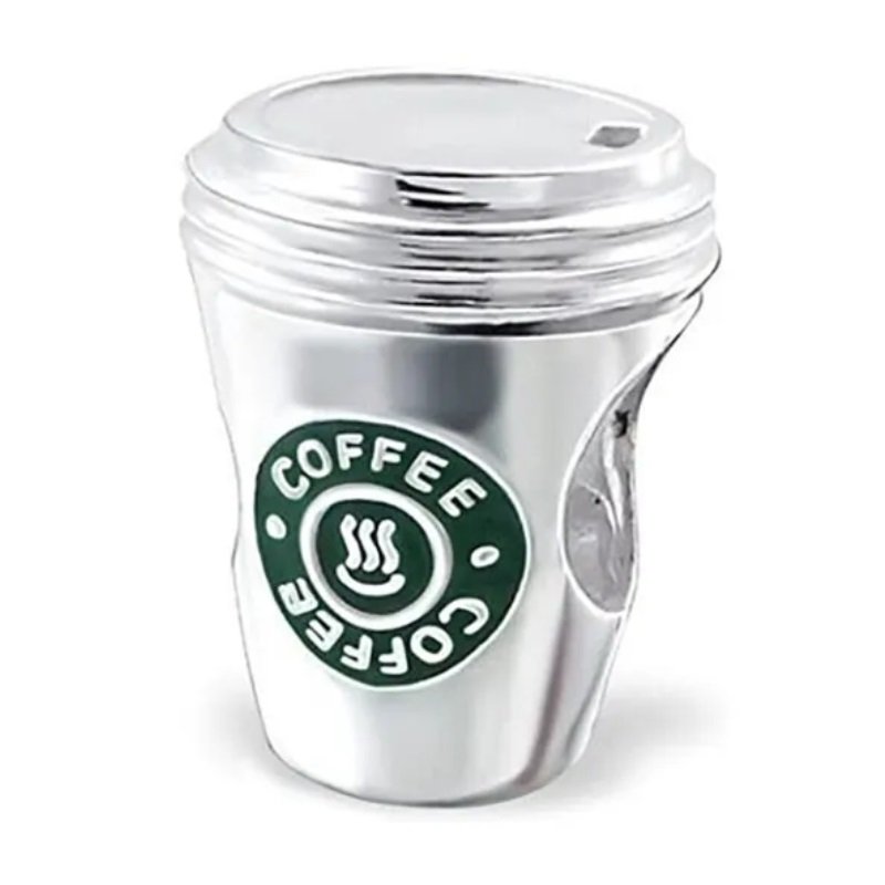 Zawieszka SREBRO 925 Charms koralik do PANDORA Kubek Kawy