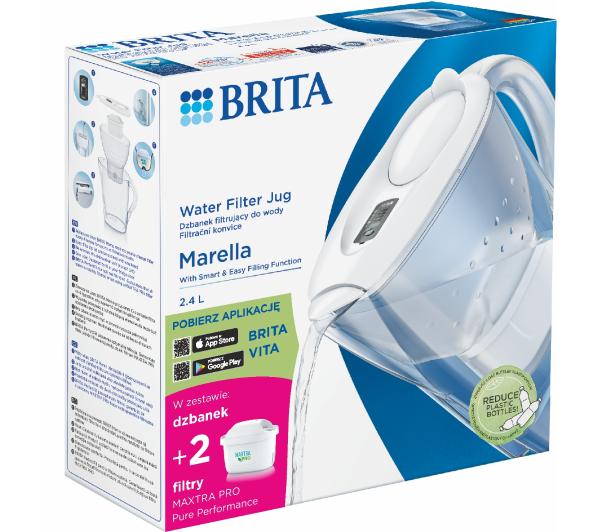 Brita Marella 2,4l 2 wkłady Biały