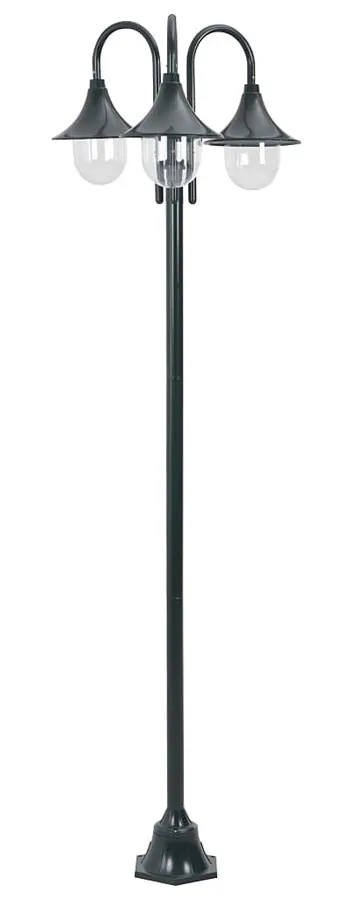Zielona wysoka lampa ogrodowa zewnętrzna - 3S A466 A7-R97
