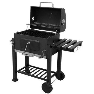 GRILL WĘGLOWY DELUXE, RUSZT 57X37CM