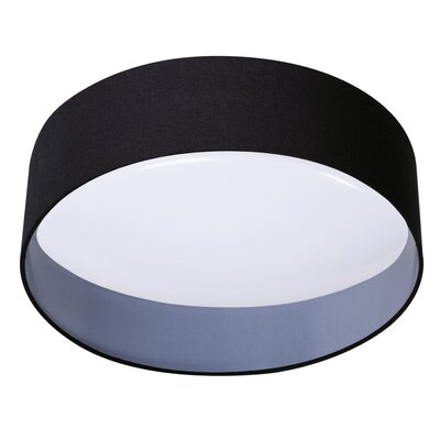 Plafon sufitowy KANLUX RifaLED 17.5W WW B/W Czarno-biały