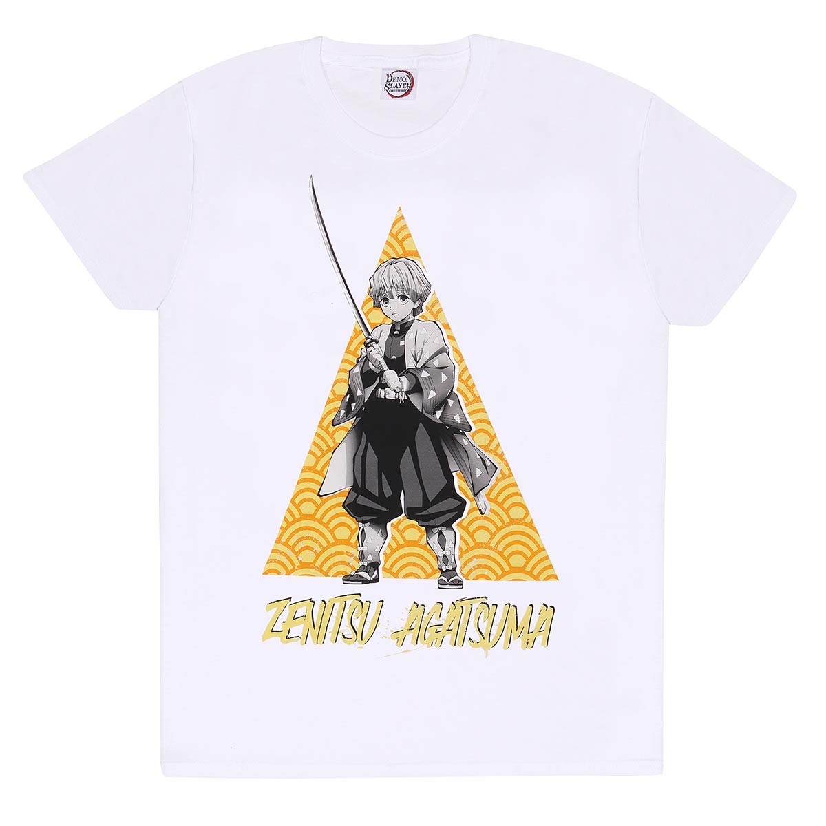 Koszulka Demon Slayer Zenitsu Tri