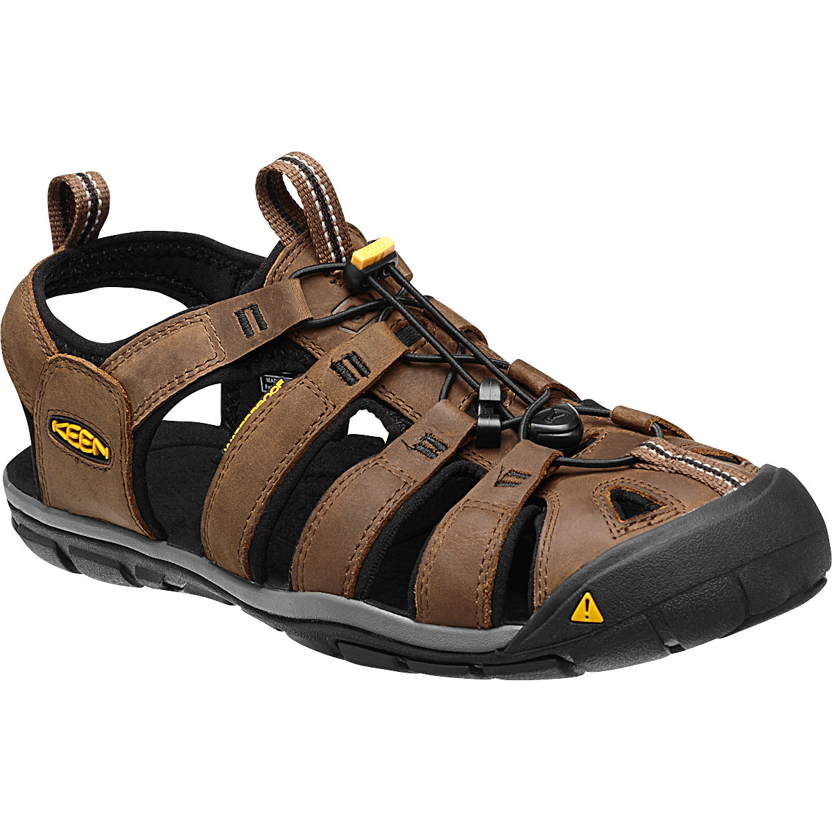 Sandały męskie Keen Clearwater CNX Leather Rozmiar butów (UE): 46 / Kolor: brązowy