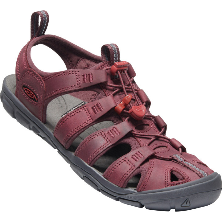Sandały damskie Keen Clearwater CNX Leather W Rozmiar butów (UE): 38,5 / Kolor: czerwony