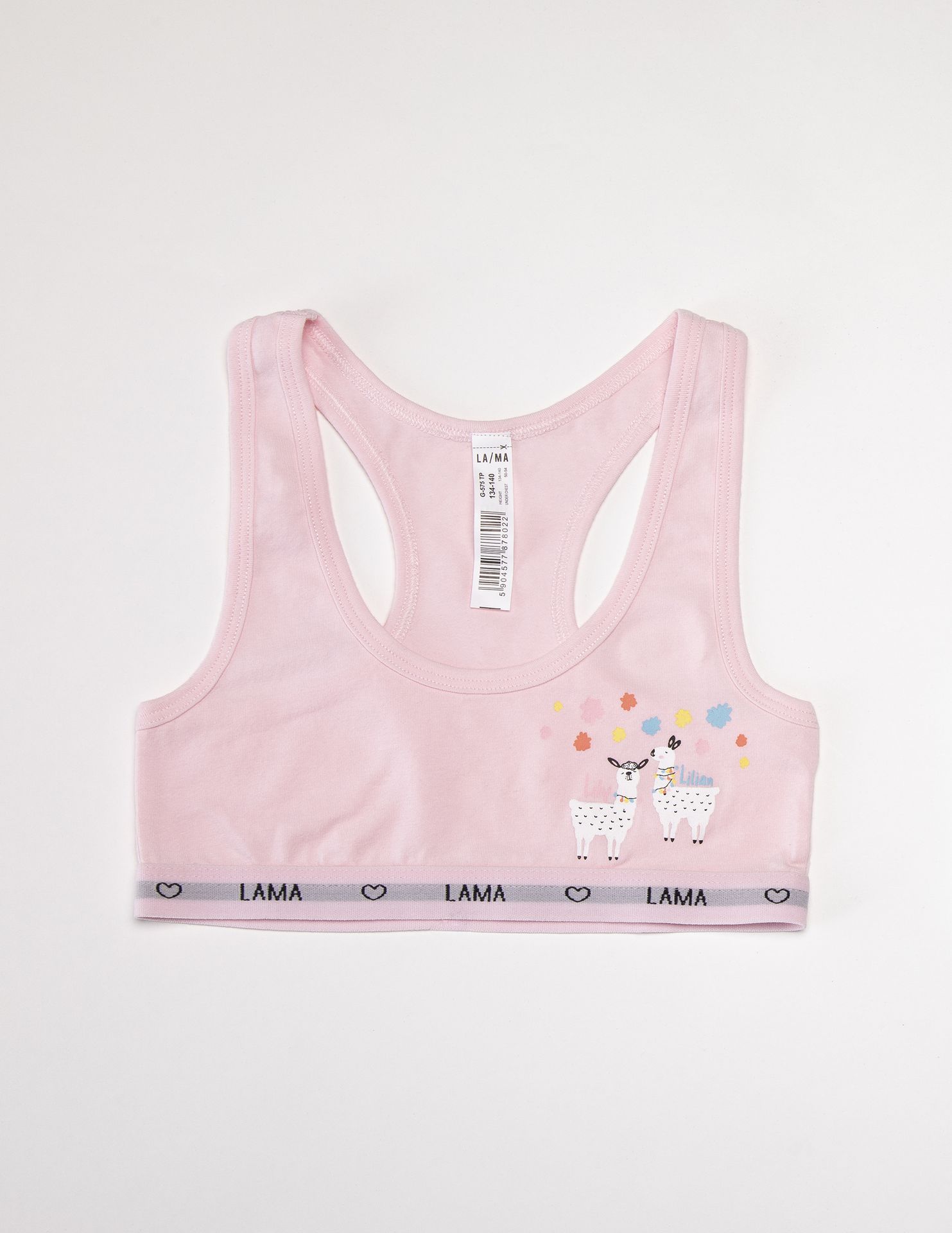 Top dziewczęcy z bawełny jersey - LA/MA