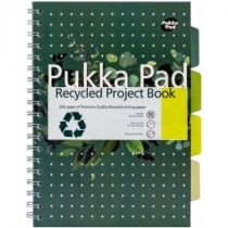 Kołozeszyt Pukka Pad B5 Project Book z recyklingu zielony linia