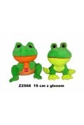 PLUSZAK ZABA Z GLOSEM 20CM SIEDZACA SA