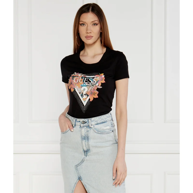 GUESS T-shirt Flowers | Regular Fit