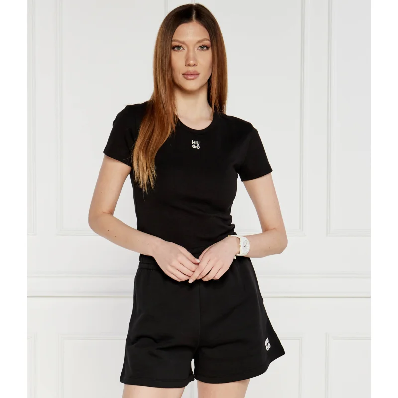 HUGO T-shirt Delanor | Slim Fit