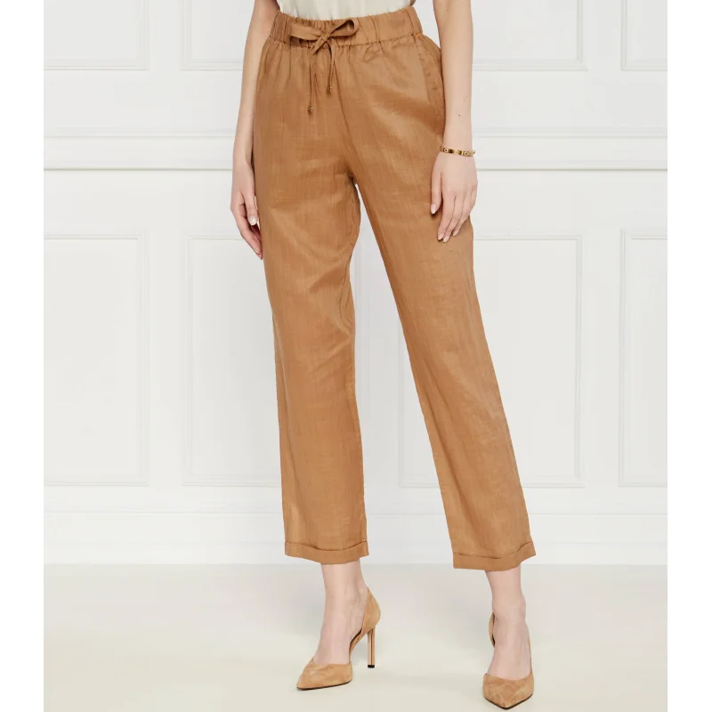 BOSS ORANGE Spodnie cygaretki timpa | Loose fit