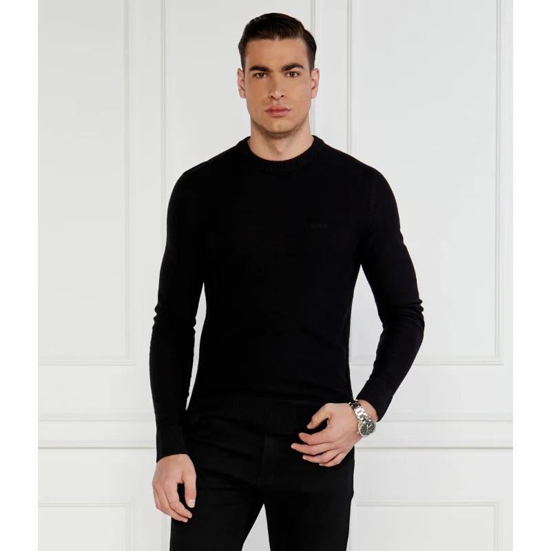 BOSS ORANGE Wełniany sweter Avac_C | Regular Fit