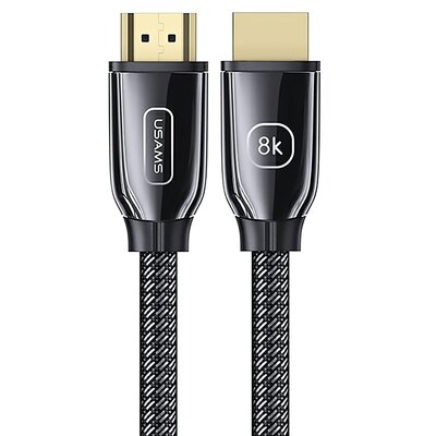Usams Kabel Usams USAMS Kabel HDMI HDMI 2.1 U67 2m 8K czarny/black Ultra HD SJ497HD01 US-SJ497 SJ497HD01