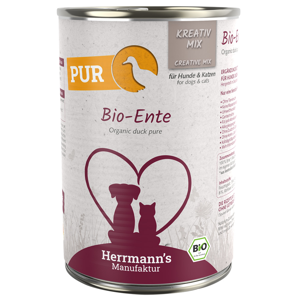 Herrmann's Bio PUR, 12 x 400 g - Biokaczka