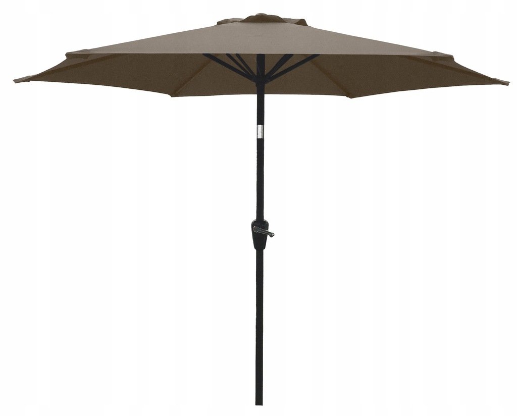 DUŻY SKŁADANY REGULOWANY PARASOL OGRODOWY 300cm ORLANDO BEŻOWY