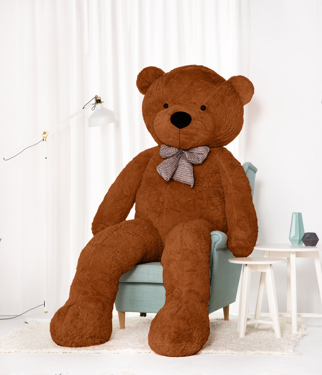 Miś Gustaw, Duży Miś Classico, brązowy, 270 cm