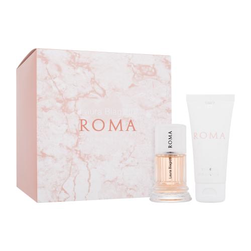 Laura Biagiotti Roma Fiori Bianchi Zestaw woda toaletowa 25 ml + mleczko do ciała 50 ml