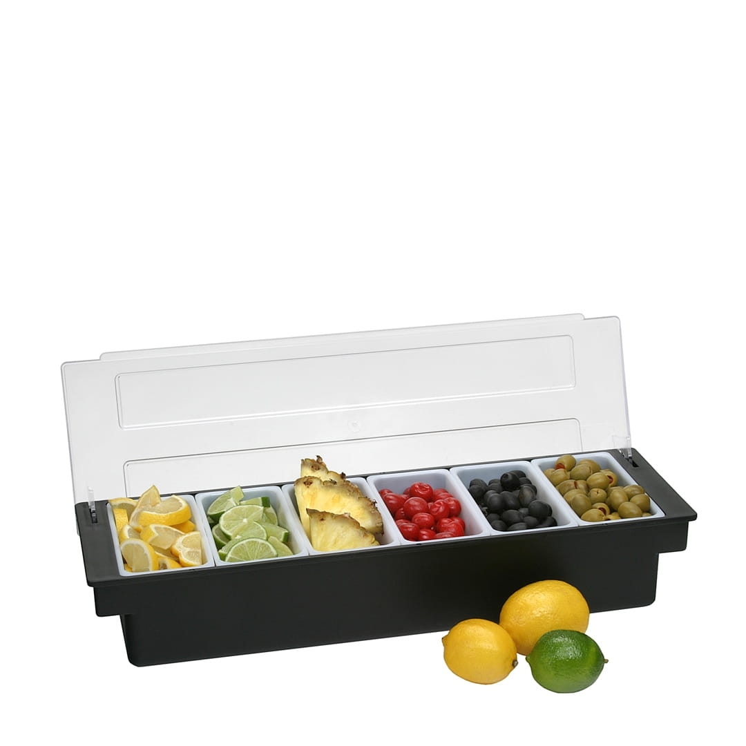 Pojemnik barmański na dodatki do drinków 6 częściowy