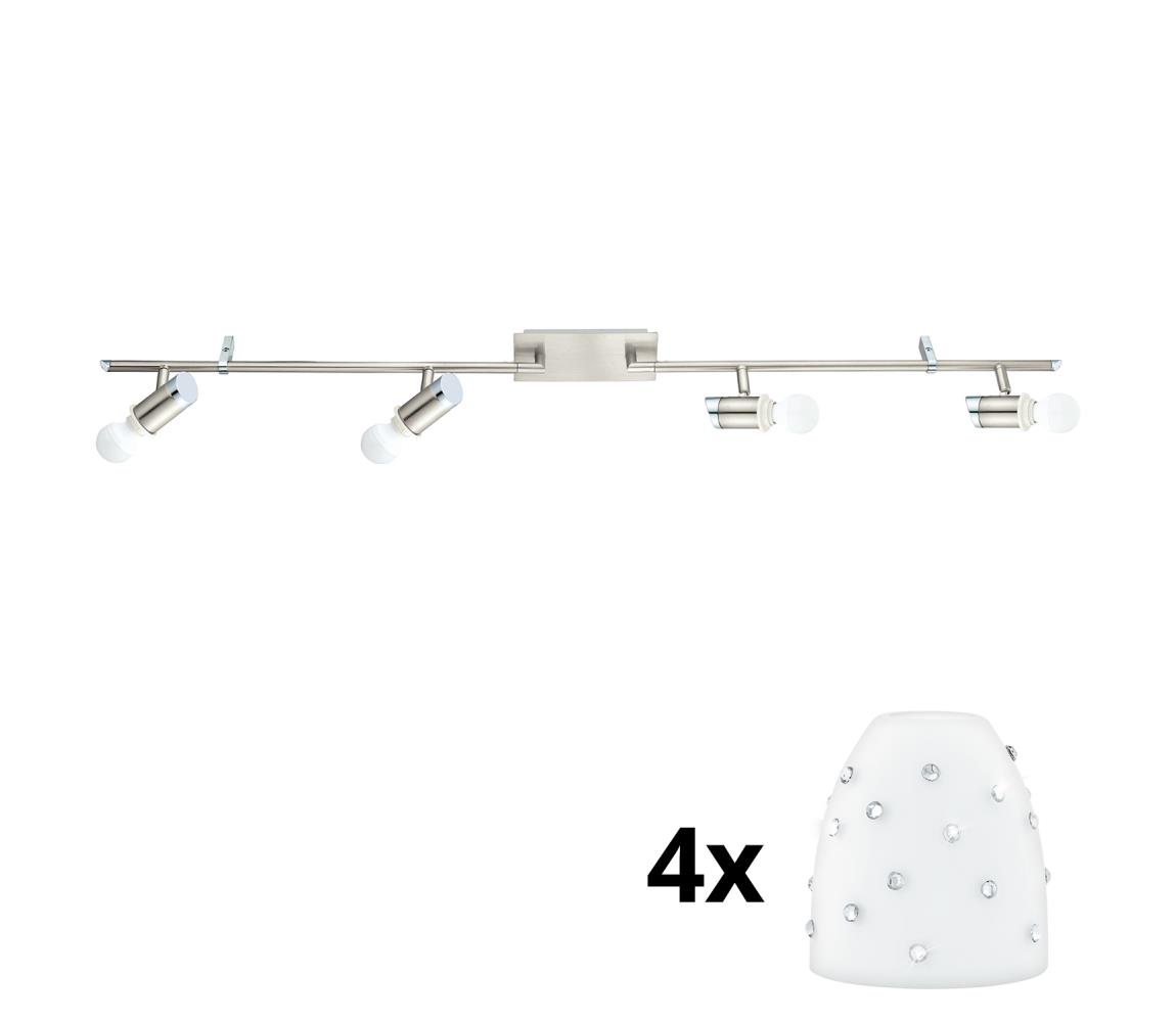 Eglo - LED Oświetlenie punktowe MY CHOICE 4xE14/4W/230V chrom/białe