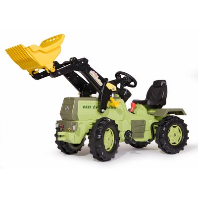 Rolly Toys MB-Trac 1500 z ładowarką frontową przełączaniem biegów i hamulcem