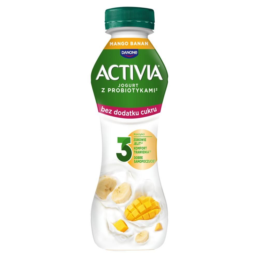 Activia Jogurt bez dodatku cukru mango banan 270 g