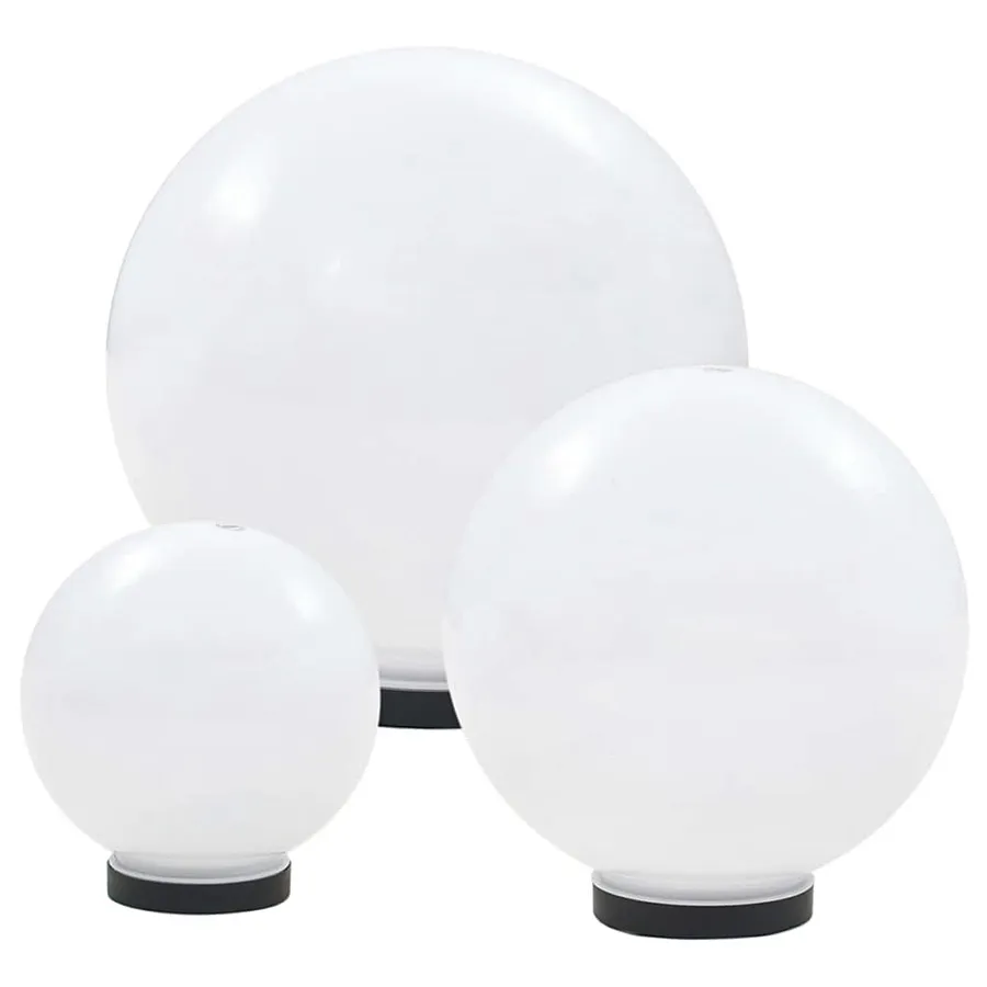 Zestaw 3 okrągłych lamp ogrodowych LED - 3X O013 N2-H60