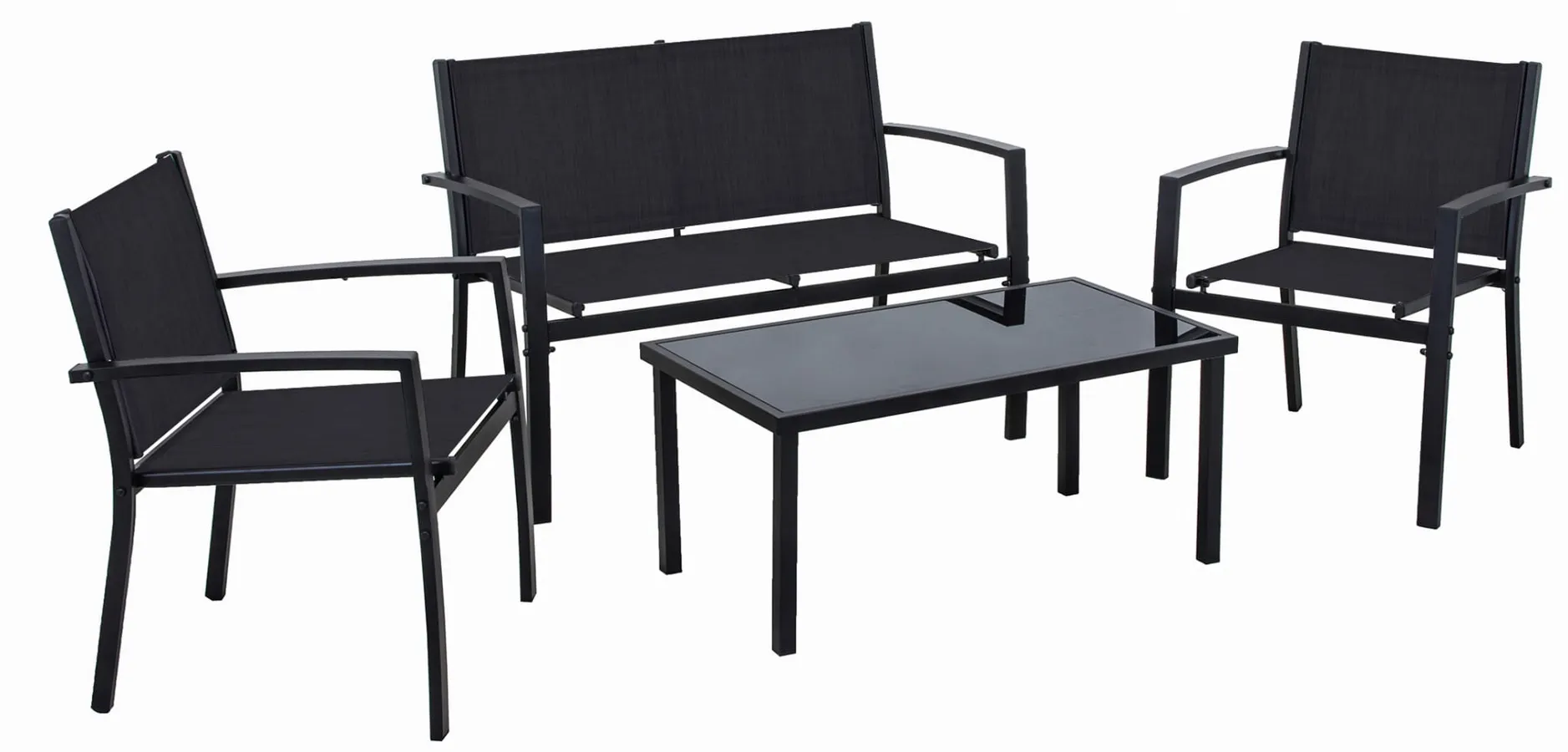 Czarny zestaw ogrodowy - Persea