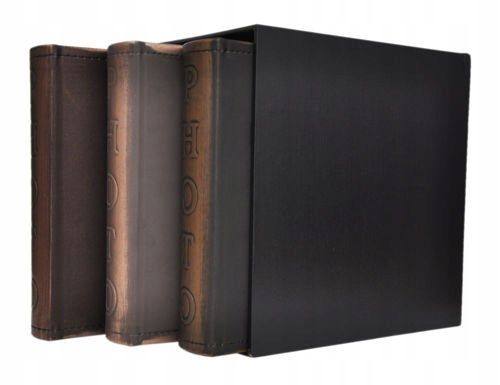 Zestaw trzech albumów w pudełku na zdjęcia 10x15 3x200 zdjęć