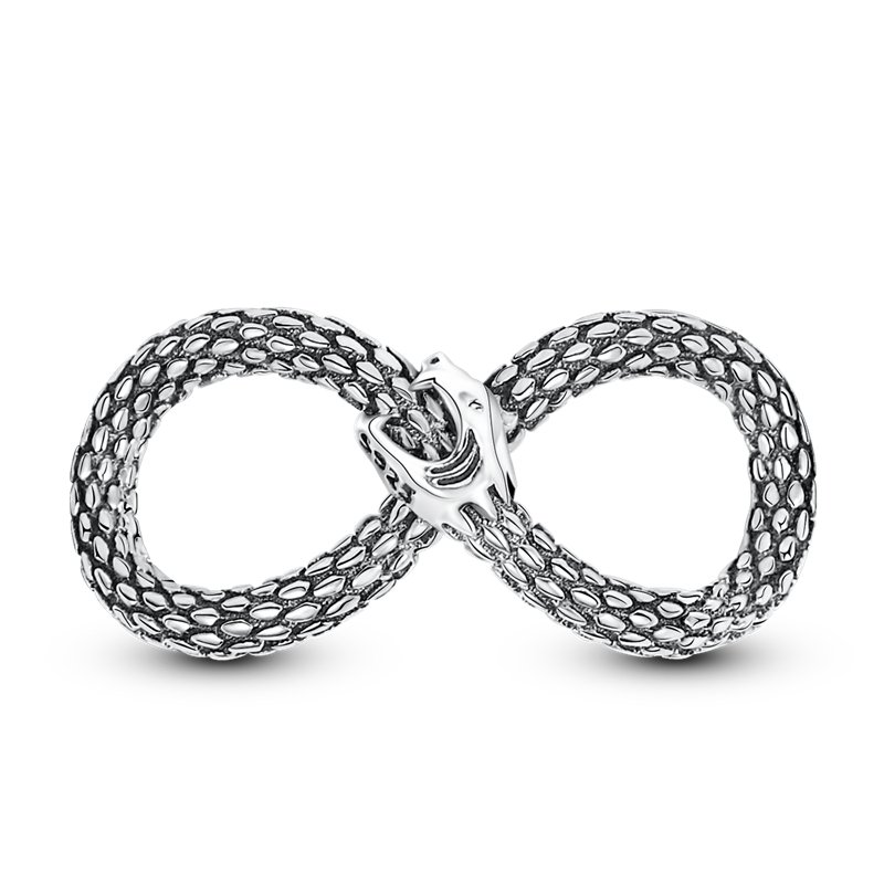 Zawieszka SREBRO 925 Charms koralik do PANDORA Znak Nieskończoności Wąż