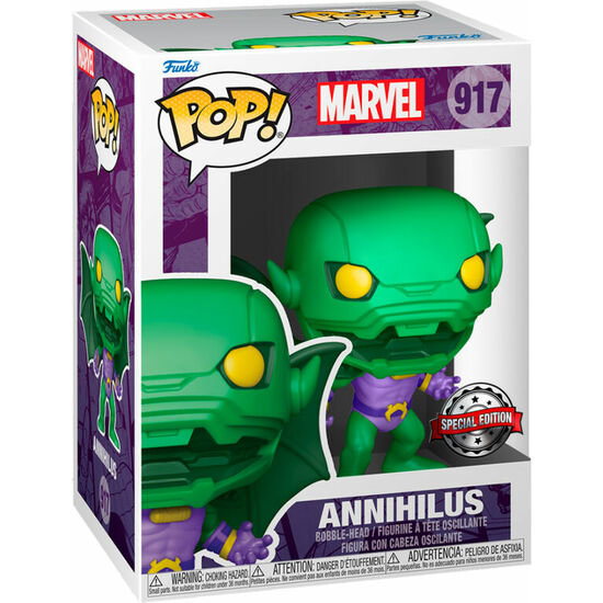 POP FIGURE MARVEL ANNIHILUS WITH MAGIC ROD EXCLUSIVE