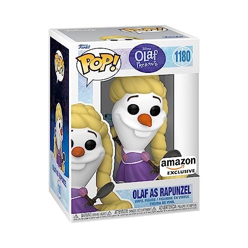Funko Pop! Disney: Kraina Lodu - Olaf Jako Roszpunka - Lodowe Królestwo - Wyłącznie Dla Amazon - Kolekcjonerska Figurka Winylowa - Pomysł Na Prezent