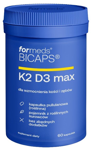 ForMeds BICAPS K2 D3 MAX, Suplement diety, 60 kaps.