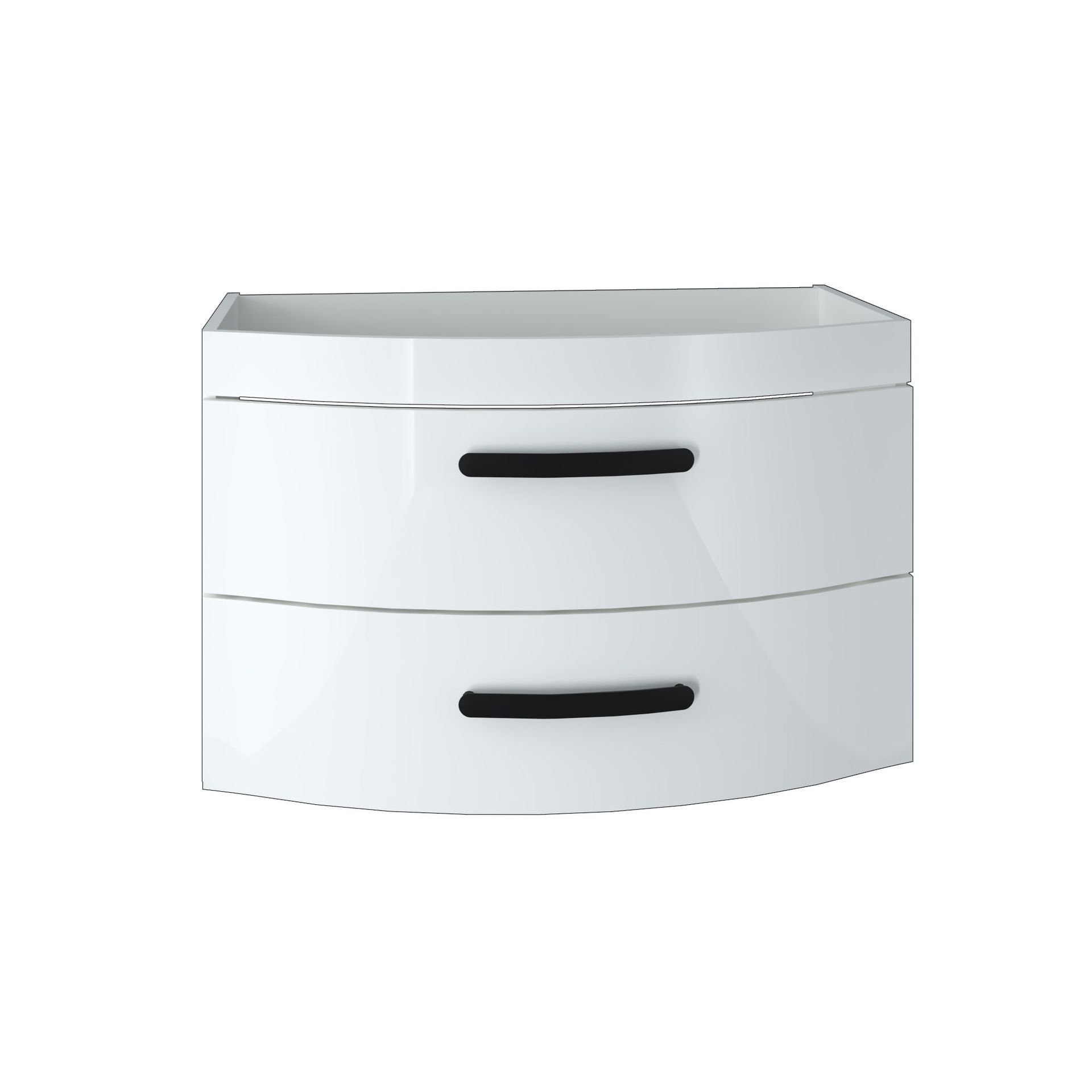 Szafka łazienkowa pod umywalkę Devo Vena 2.0 80 cm arctic white VE2-SU2S80-1-F01L09
