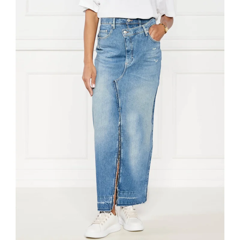 BOSS ORANGE Spódnica C_LONG DENIM SKIRT