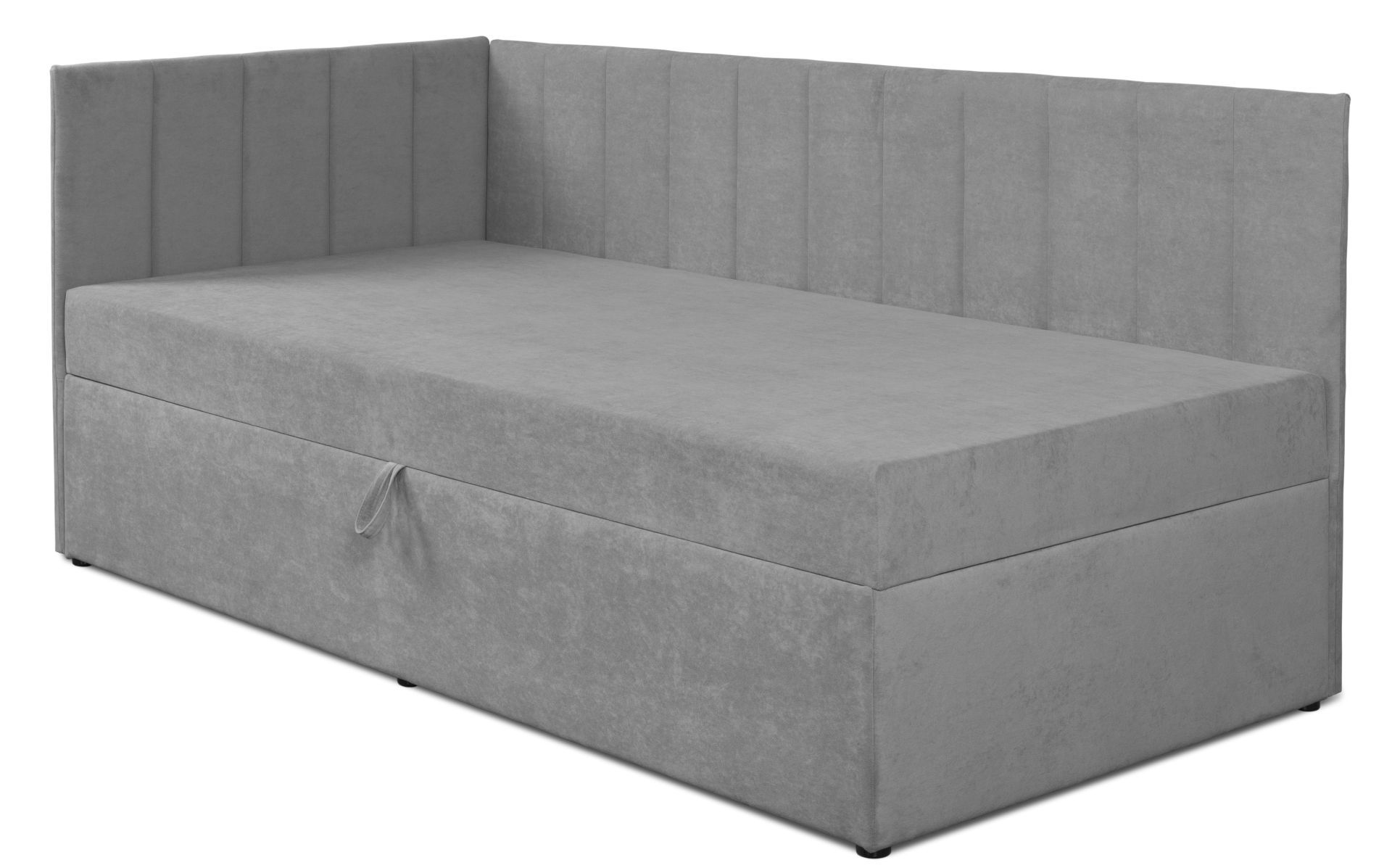 Tapczan Cropp Utario Velvet 2972 Jasny Szary