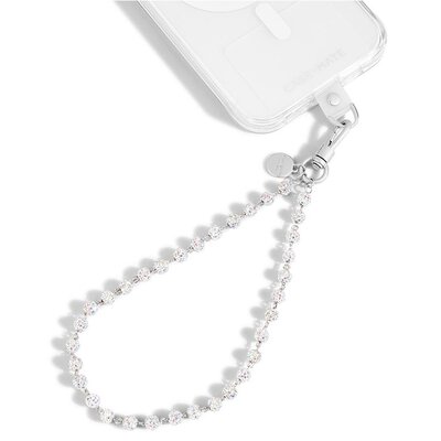 Smycz do telefonu KATE SPADE NEW YORK Universal Phone Charm Wristlet Srebrny