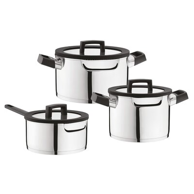 Zestaw garnków Berghoff Essentials Uqonic Downdraft 6 el.  !
