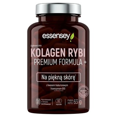 Essensey, Kolagen rybi Premium Formula+, Suplement diety, 90 kapsułek