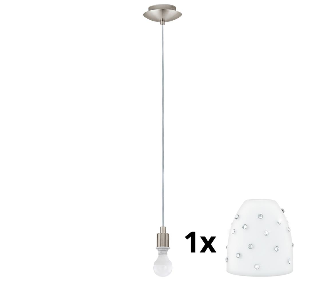 Eglo - LED Żyrandol na lince MY CHOICE 1xE14/4W/230V chrom/biały