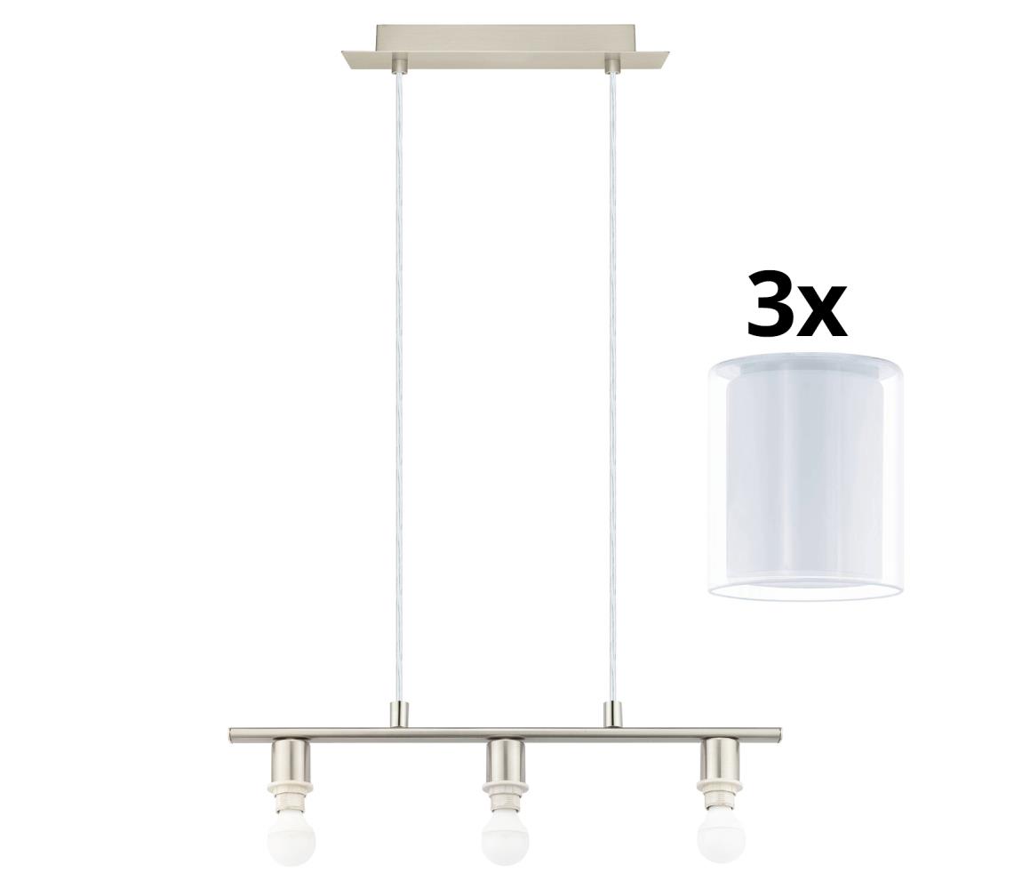Eglo - LED Żyrandol na lince MY CHOICE 3xE14/4W/230V chrom/biały