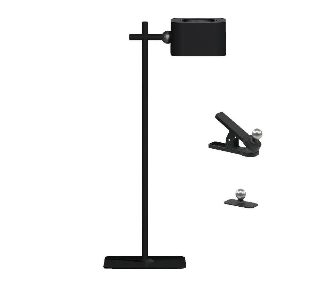 LED Ściemnialna magnetyczna lampa stołowa 4w1 LED/3W/5V 3000-6000K 1800 mAh czarna
