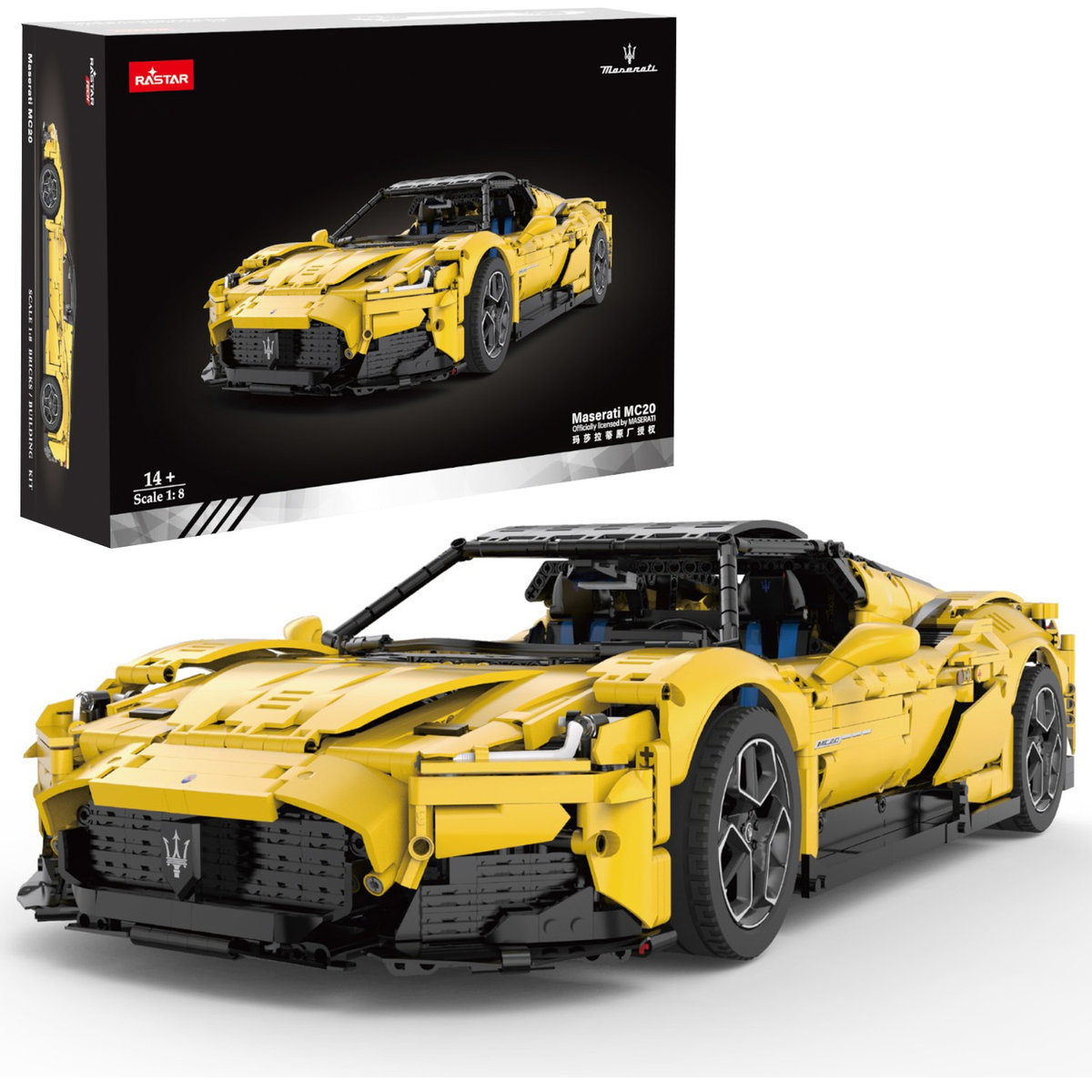 RASTAR 93510 Maserati MC20 Na Licencji Klocki Konstrukcyjne 3466 Elementów