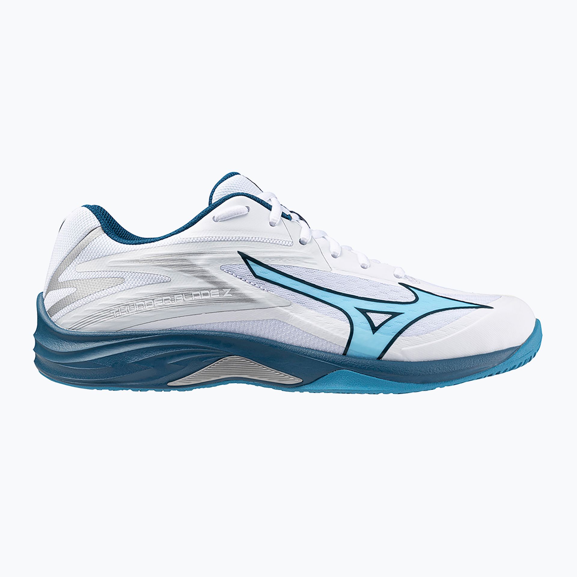 Buty do siatkówki męskie Mizuno Thunder Blade Z white/sailor blue/silver