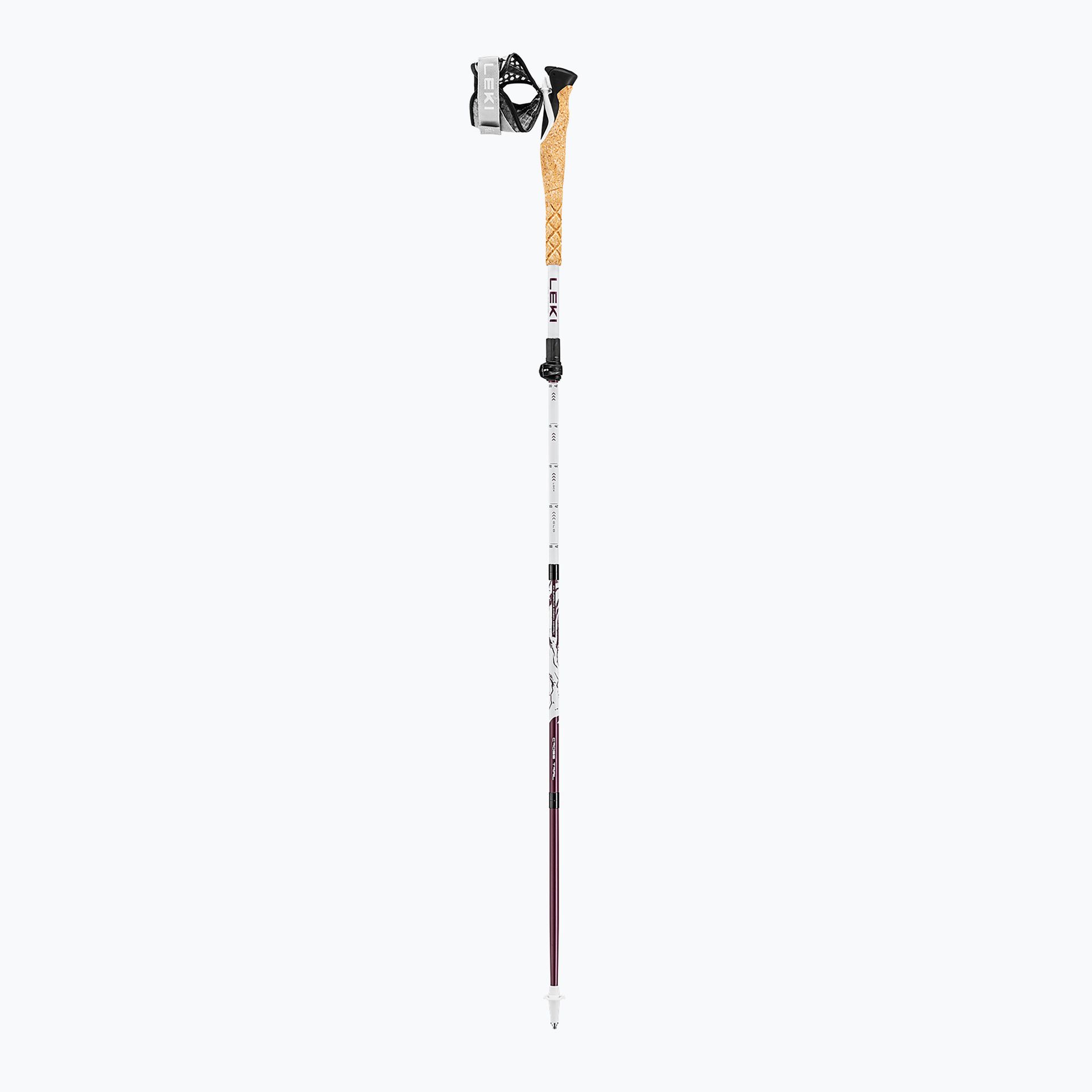 Kije trekkingowe LEKI Cross Trail FX Superlite Compact white/mint/black