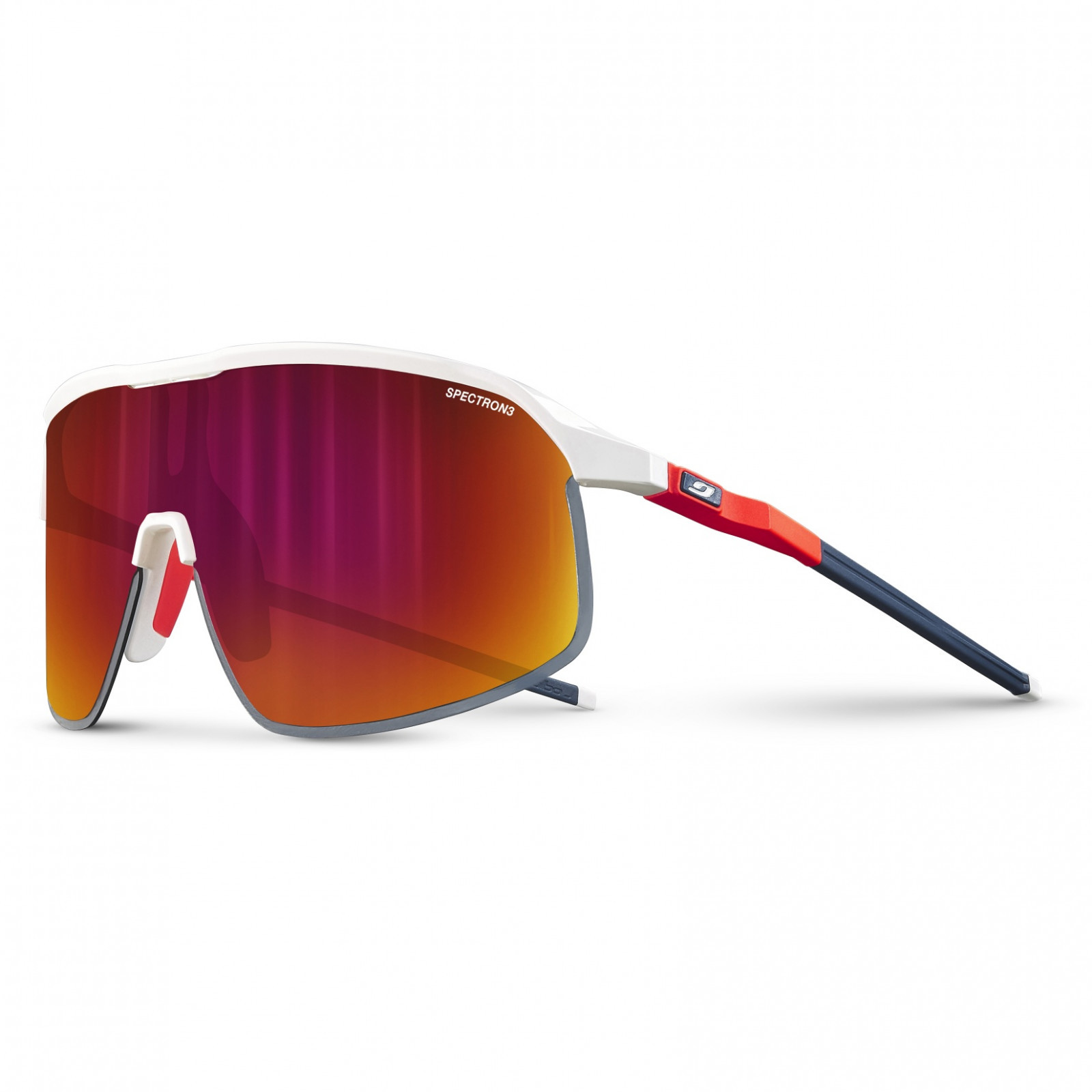 Okulary przeciwsłoneczne Julbo Density Sp3 Ml Kolor: biały/czerwony