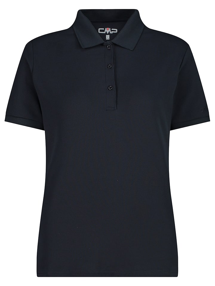 CMP Koszulka funkcyjna polo w kolorze czarnym