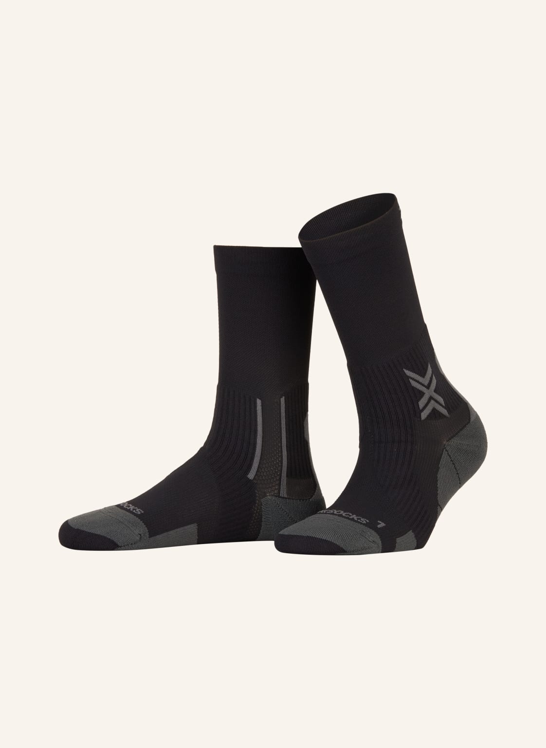 X-Socks Skarpety Do Biegania Run Perform Crew schwarz