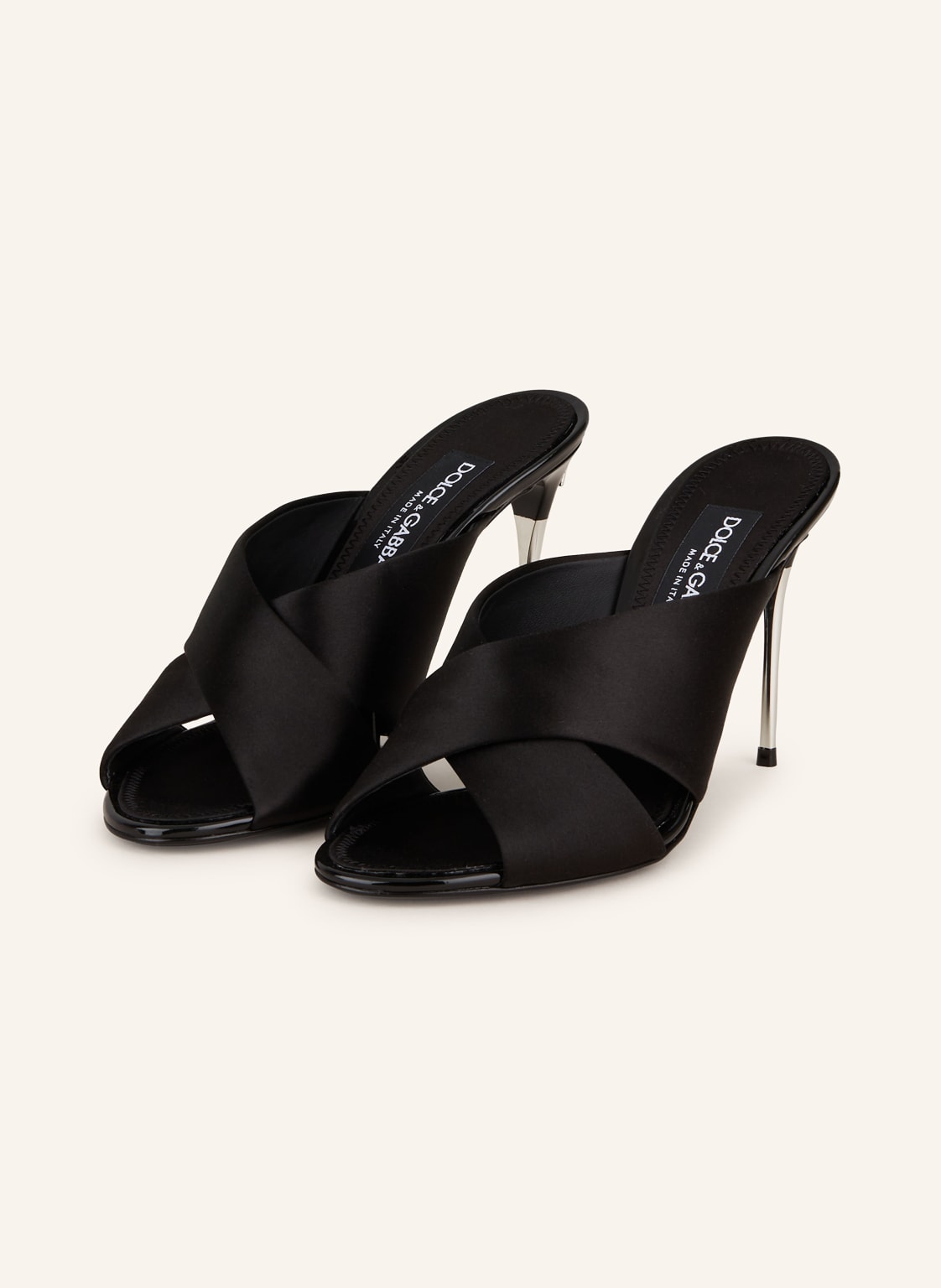 Dolce & Gabbana Klapki Typu Mules schwarz