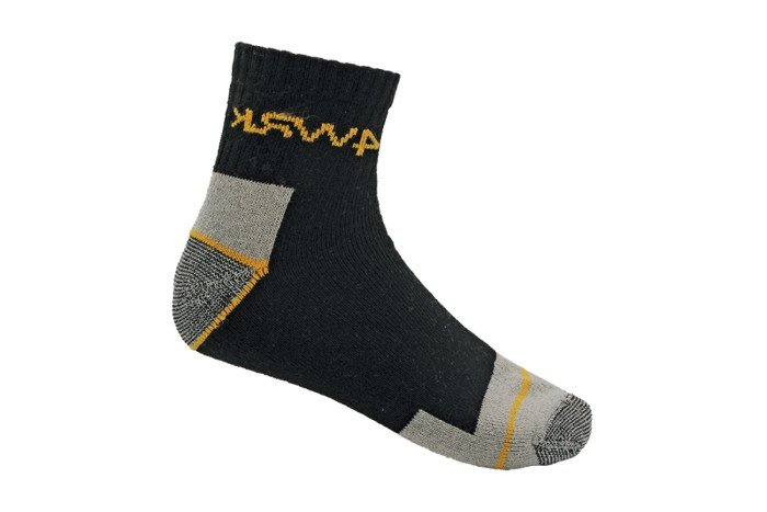 Skarpety robocze QUARTER work socks  41-45 4WRK wygodne czarno-szaro-żółty PGT